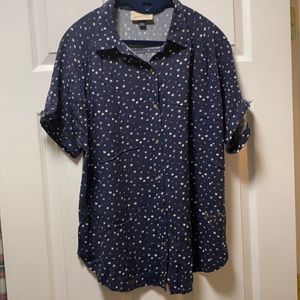 Universal Thread | blue floral top